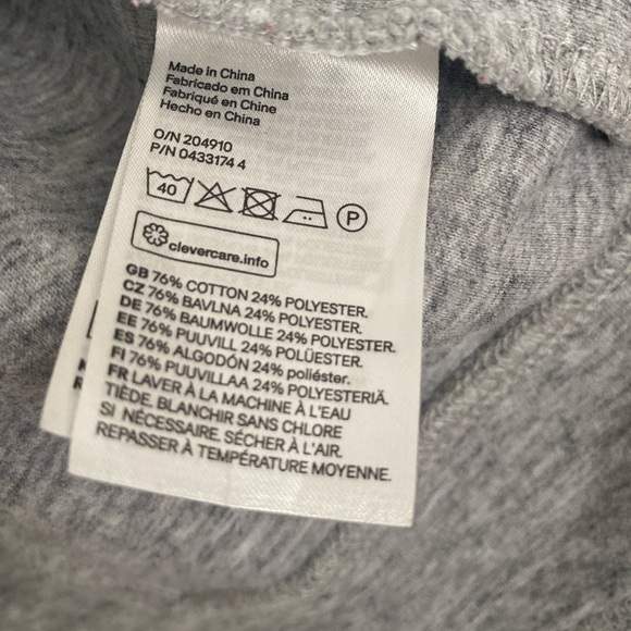 H&M Mens Zip Up Casual Jacket Gray L Collard‎ Pockets Soft Shell Minimalism - Picture 7 of 11